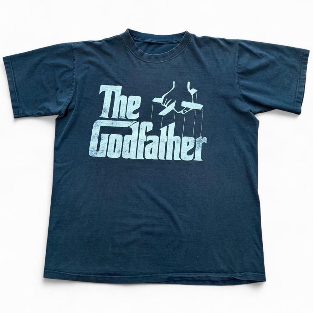 Vintage 90s The Godfather Mafia Crime Movie Coppola Pacino Brando T-shirt XL